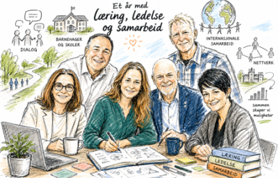 Et &aring;r med l&aelig;ring, ledelse og samarbeid